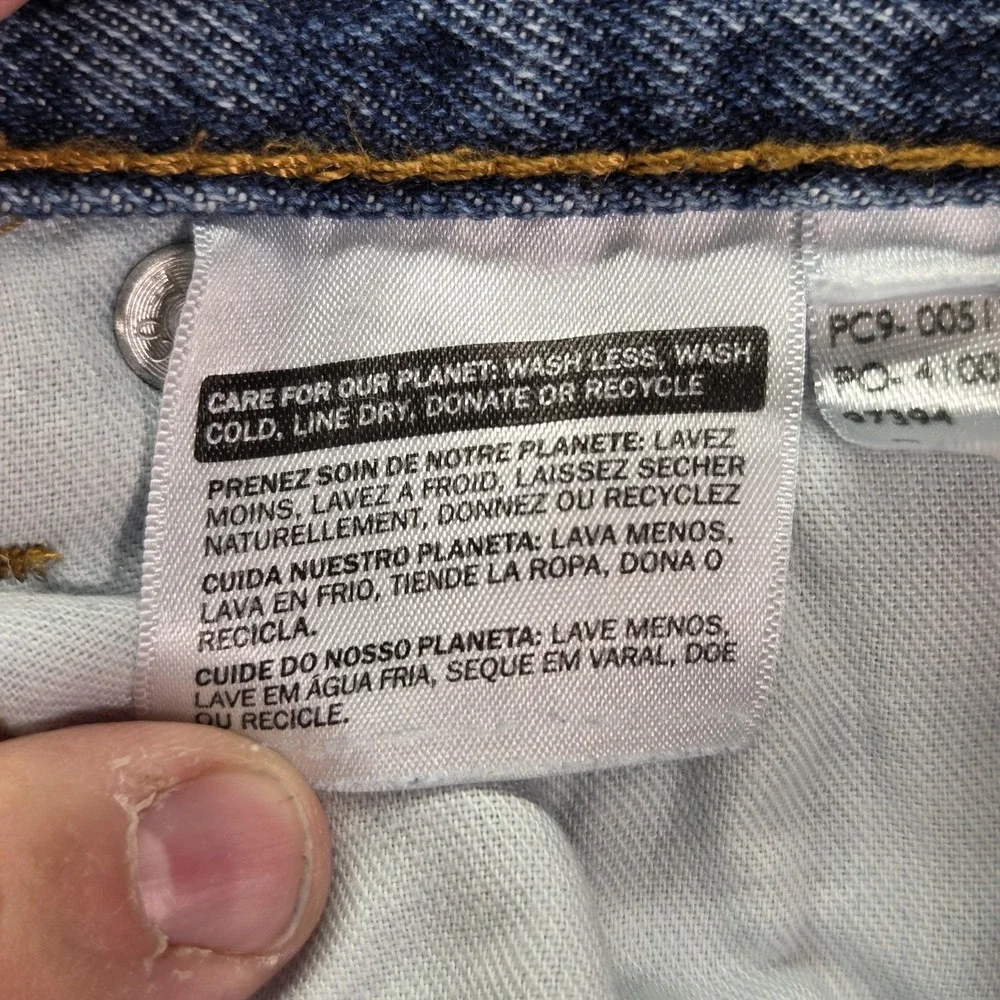 Levis 517 Jeans Mens Medium Wash Blue Denim‎ Bootcut Zip Fly Fits 38x30